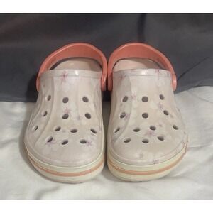 Crocs  bayaband women 8 Pink Summer Fun Beachy Waterproof Platform